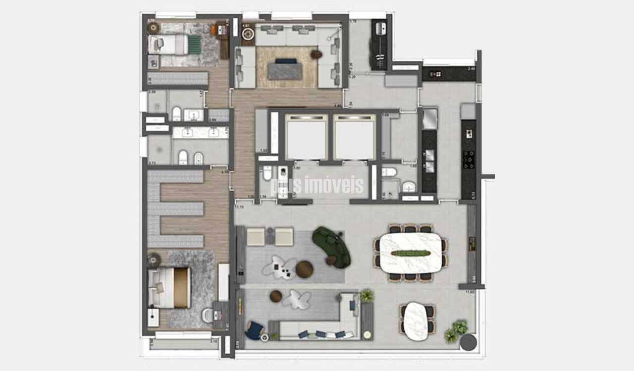 Apartamento, 3 quartos, 240 m² - Foto 7