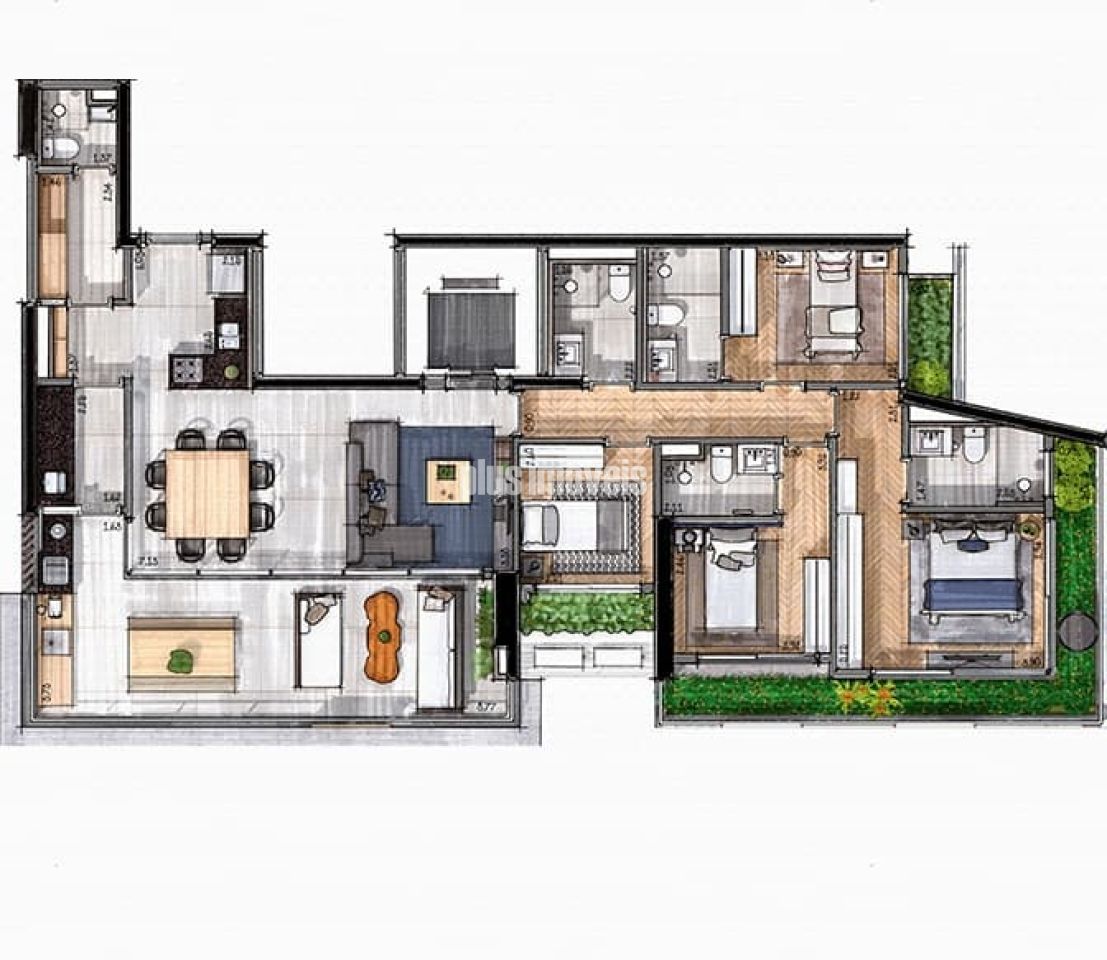 Apartamento, 4 quartos, 194 m² - Foto 4