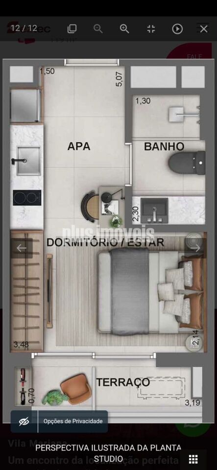 Kitnet-Studio, 22 m² - Foto 39
