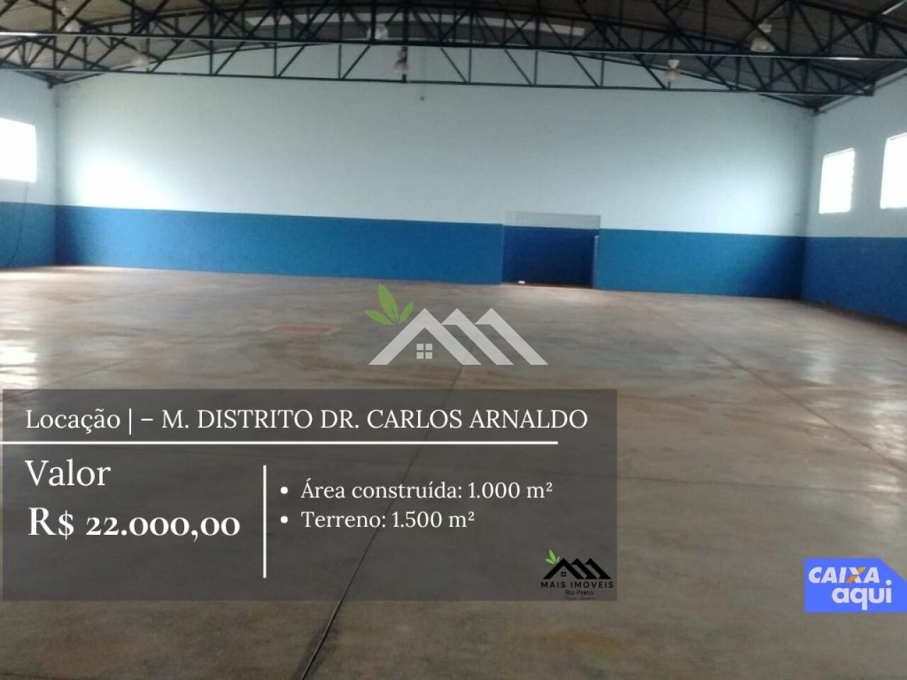 Galpão para Locação - Distrito Industrial Doutor Carlos Arnaldo e Silva