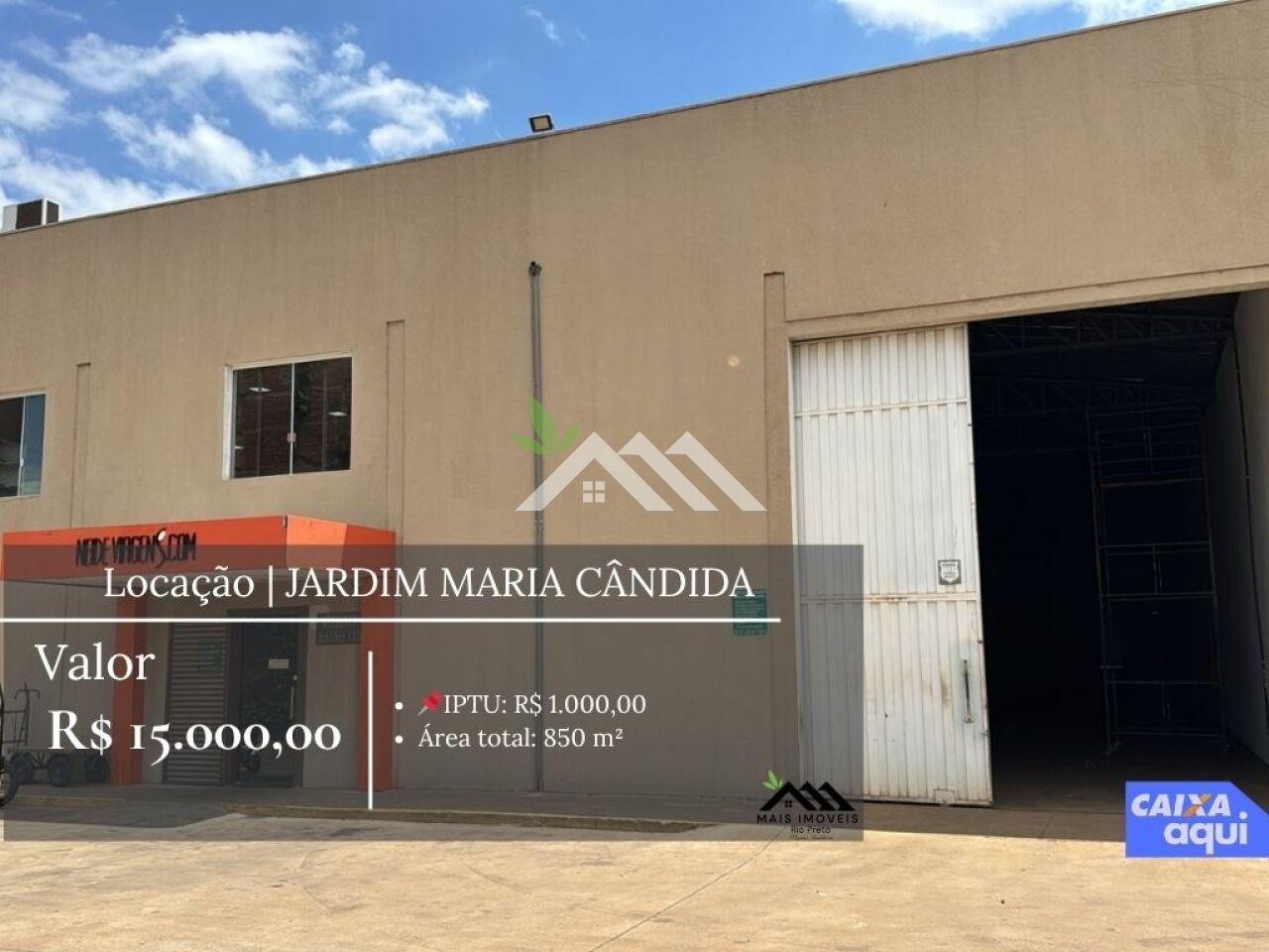 Galpão para Locação - Jardim Maria Cândida