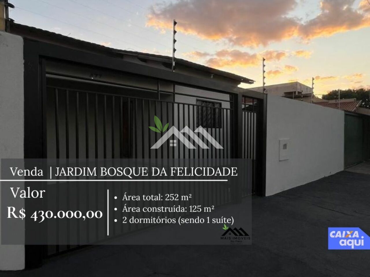 Casa Térrea para Venda - Bosque da Felicidade