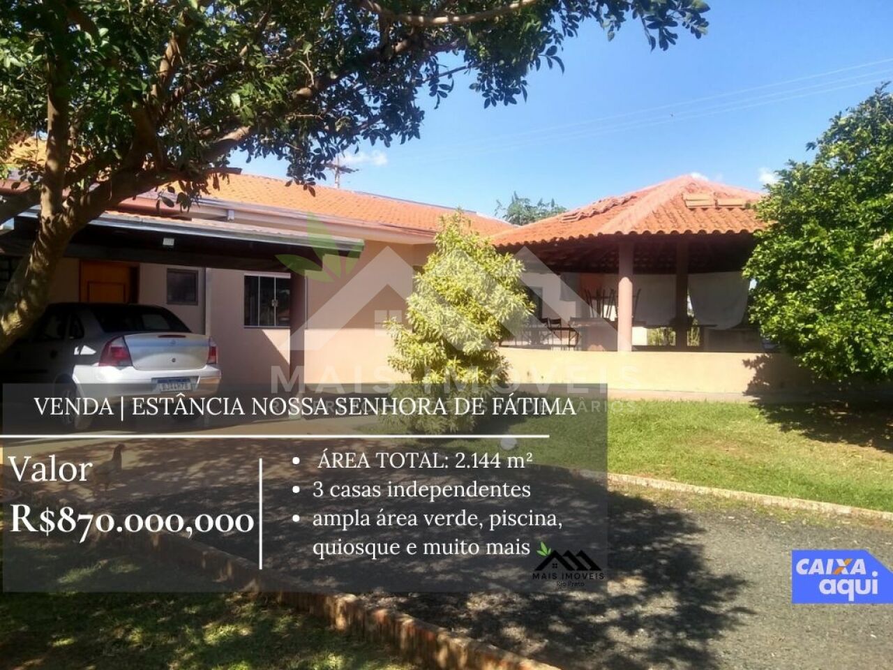Chacara para Venda - Estância Nossa Senhora de Fátima Zona Rural