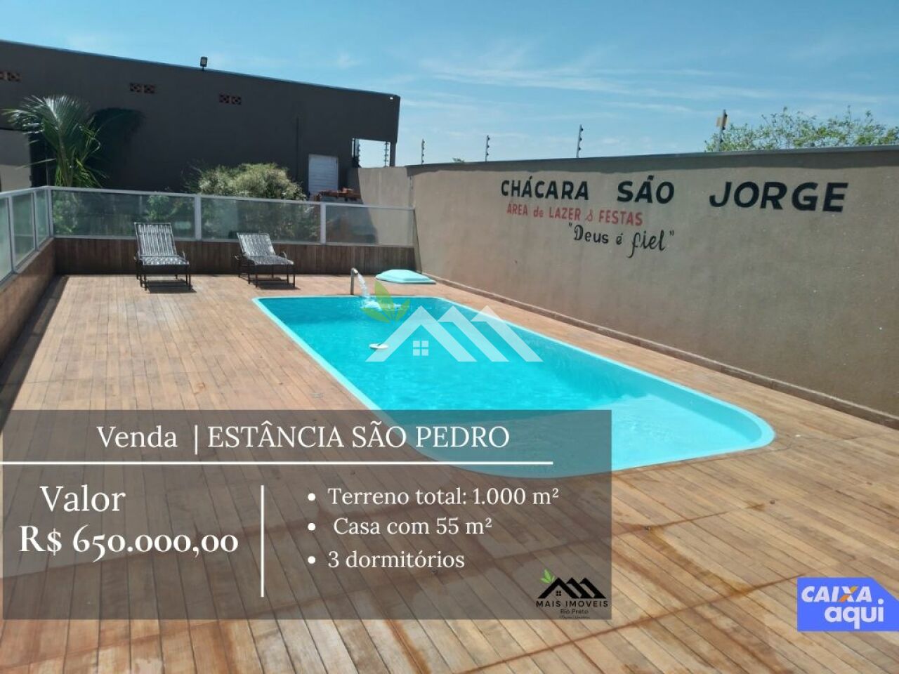Chacara para Venda - Estância São Pedro II Zona Rural