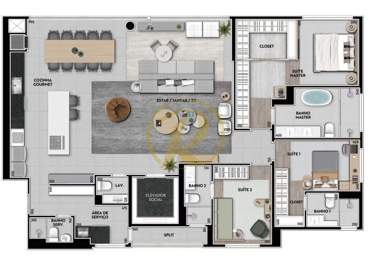 Apartamento para Venda - Gleba Fazenda Palhano