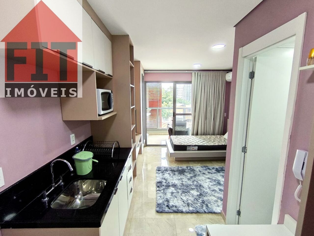 Apartamento Studio 27m², com 1 quartos à Locação na  Condomínio Axis Vila Mariana