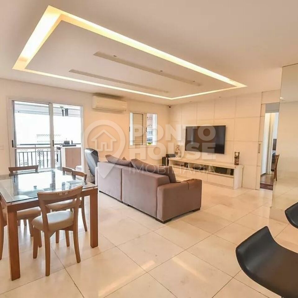 Apartamento à venda de 94 m², 2 dormitórios, 2 vagas e terraço, próximo ao metrô