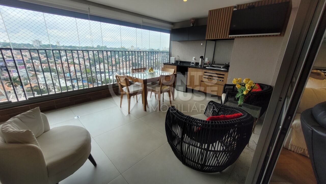 Apartamento à venda Vila Clementino Mobiliado, 3 suítes, 2 vagas, andar alto