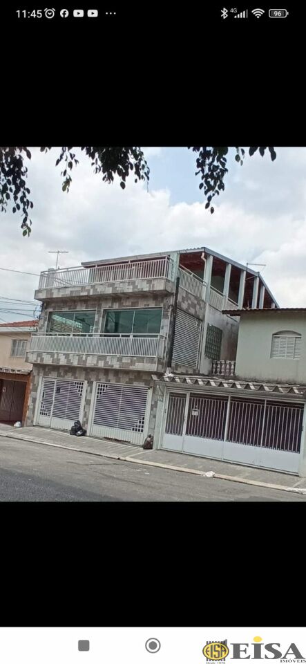 VENDA | SOBRADO - Jardim Brasil Zona Norte - 2 dormitórios - 2 Vagas - 250m² - CÓD:EJ6069
