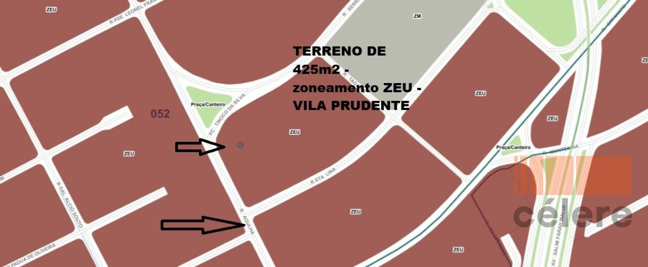 Terreno para Venda - Vila Prudente