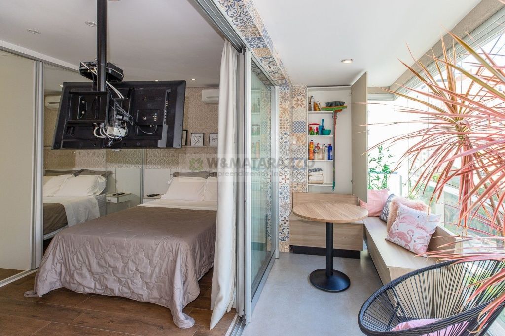 Apartamento Brooklin Paulista 1 dormitorios 1 banheiros 1 vagas na garagem