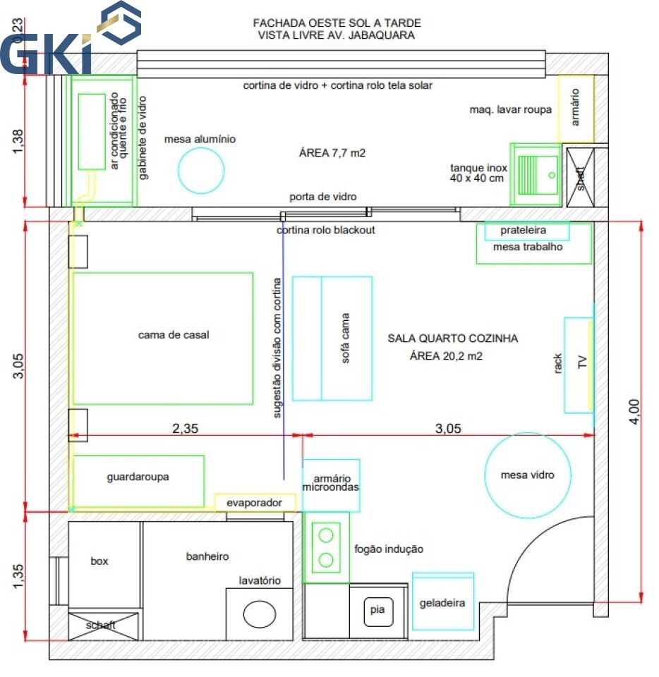 Kitnet-Studio, 36 m² - Foto 17