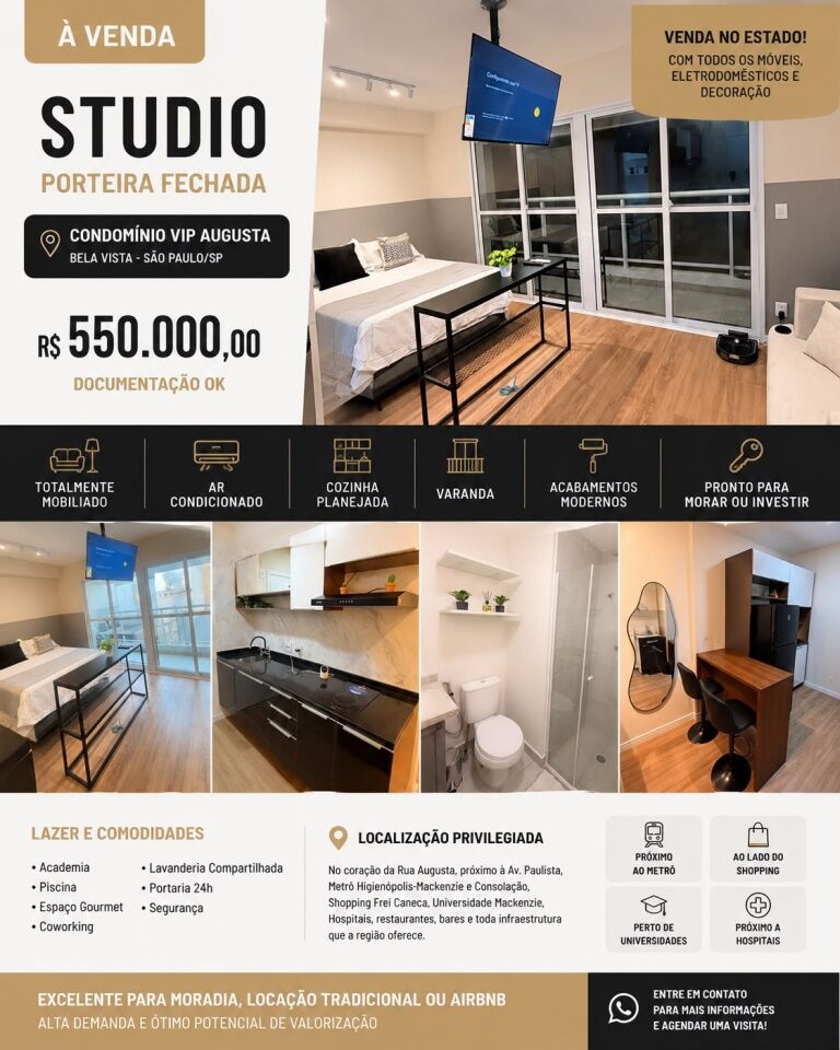 Apartamento para Venda - CONSOLAÇÃO