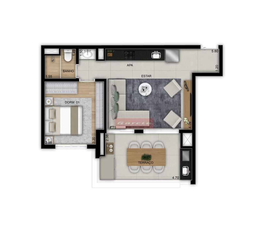 Apartamento para Venda - JARDIM DAS ACÁCIAS