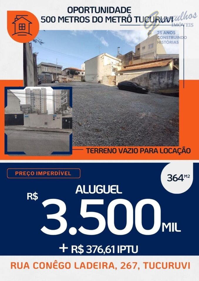 Terreno para Locação - Vila Mazzei