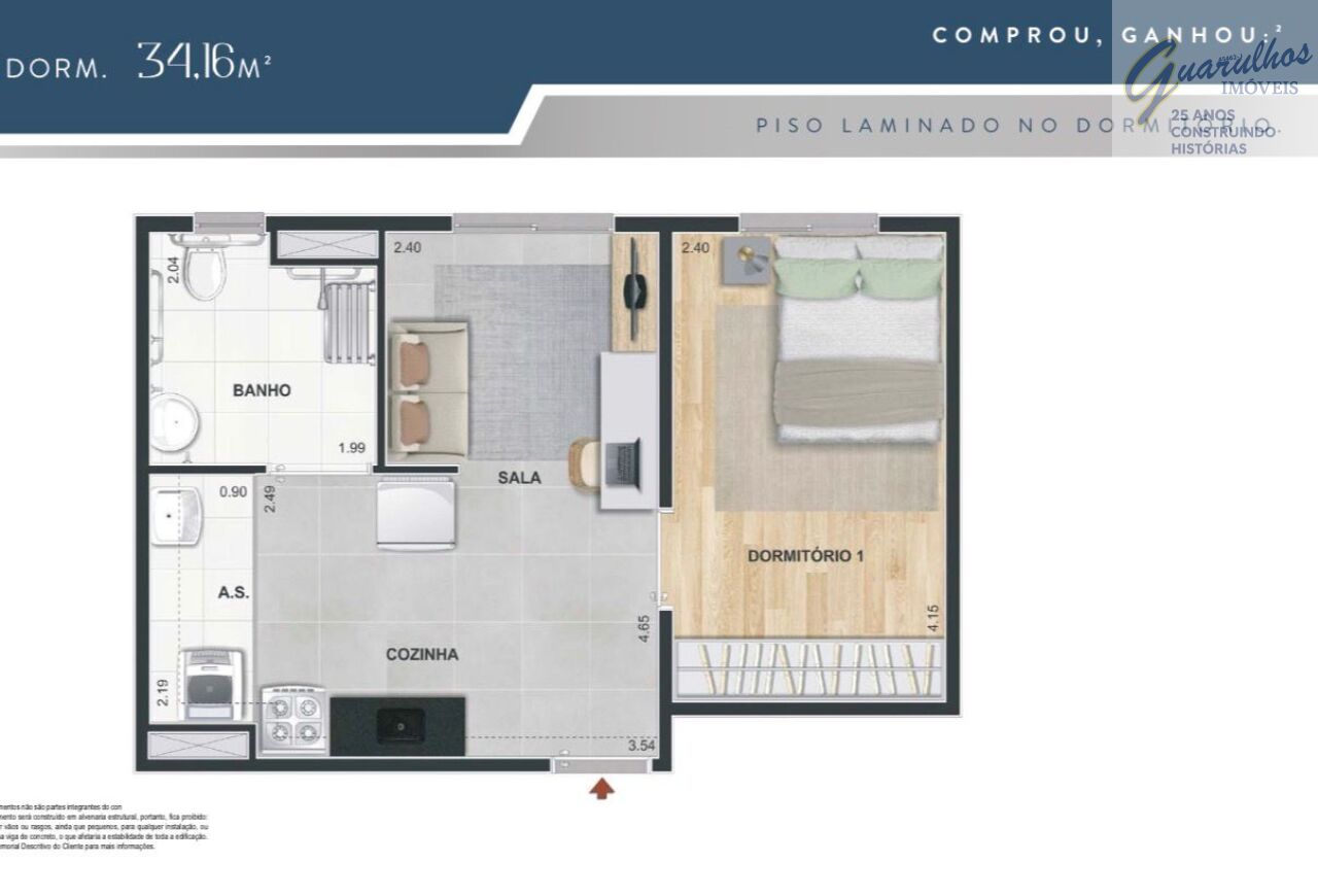 Apartamento para Venda - Ponte Grande