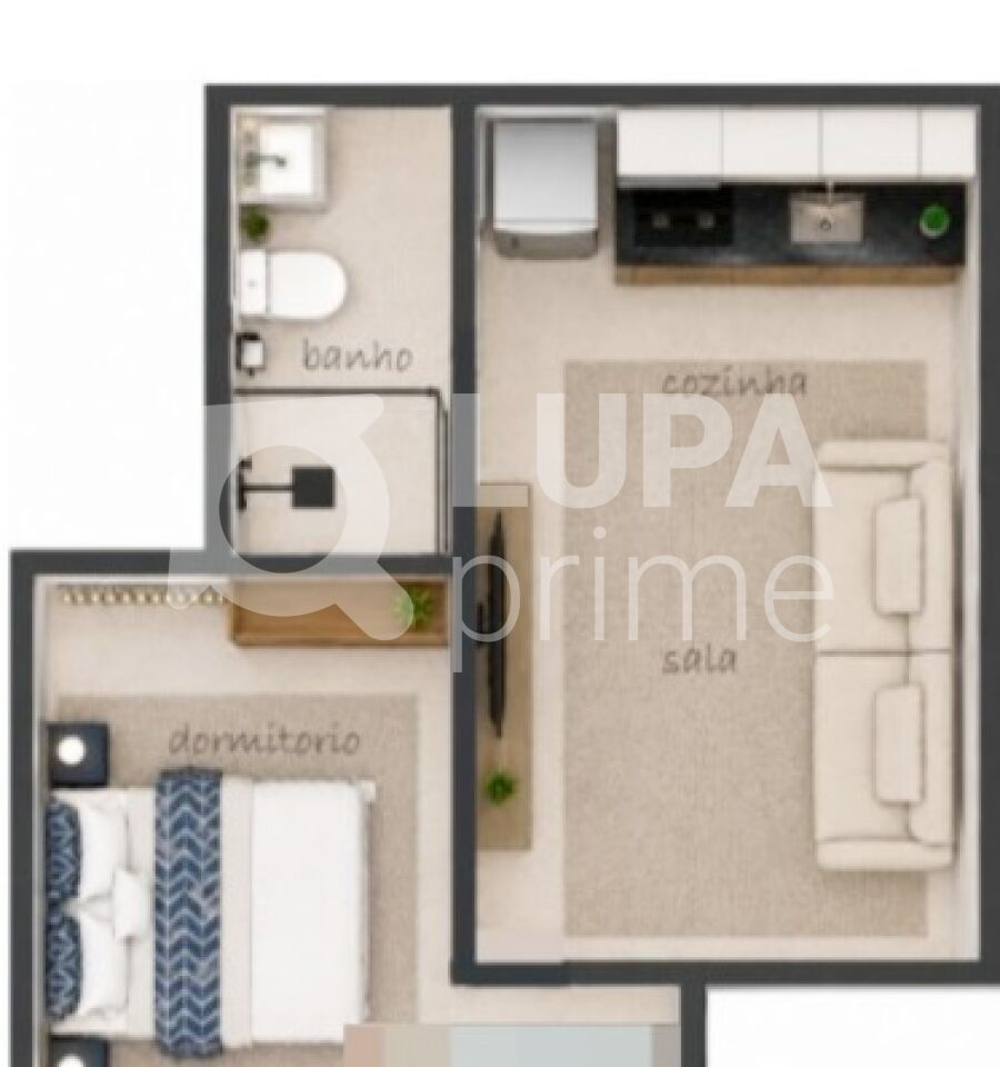 Apartamento, 1 quarto, 32 m² - Foto 5