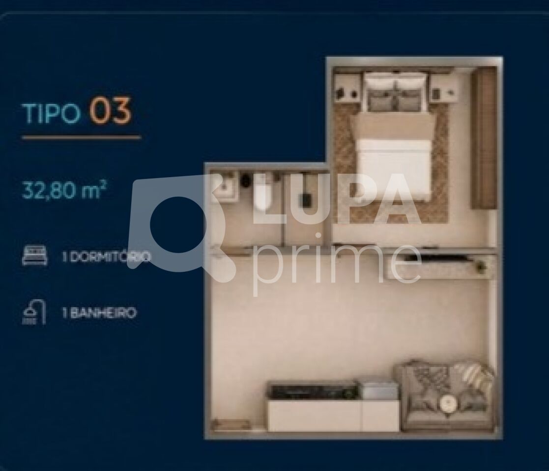 Apartamento, 1 quarto, 33 m² - Foto 7
