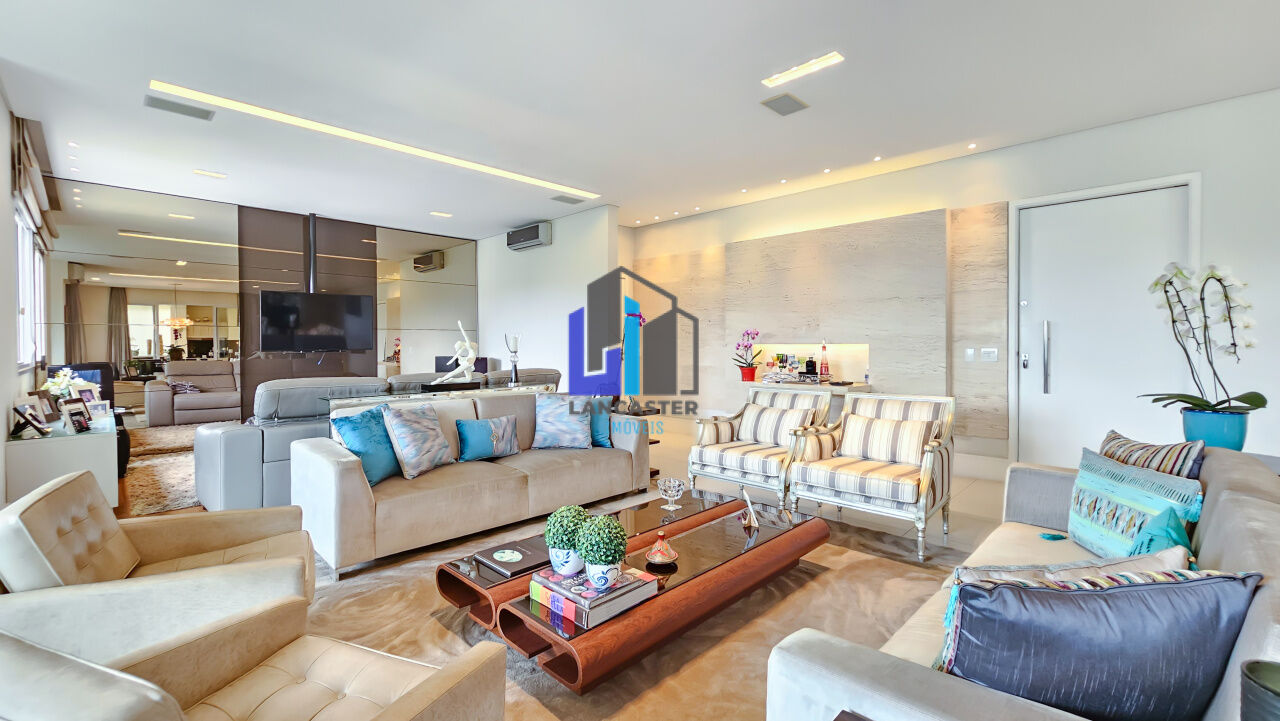 Apto Mobiliado de 322 m² no Tamboré com Piscina Privativa e 5 Vagas