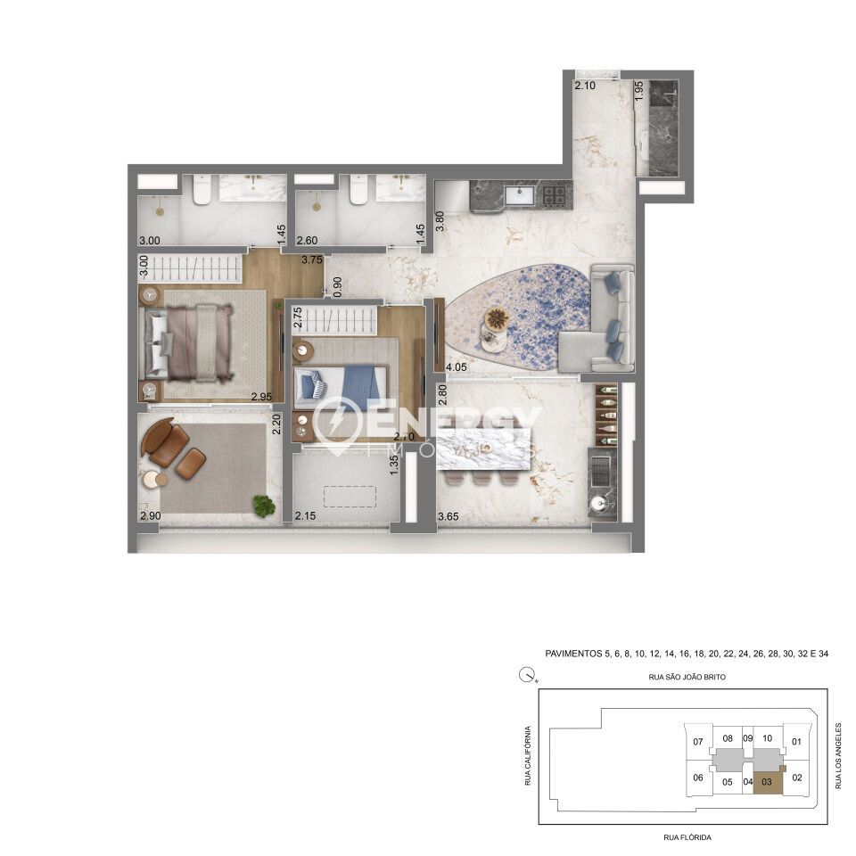 Apartamento para Venda - BROOKLIN