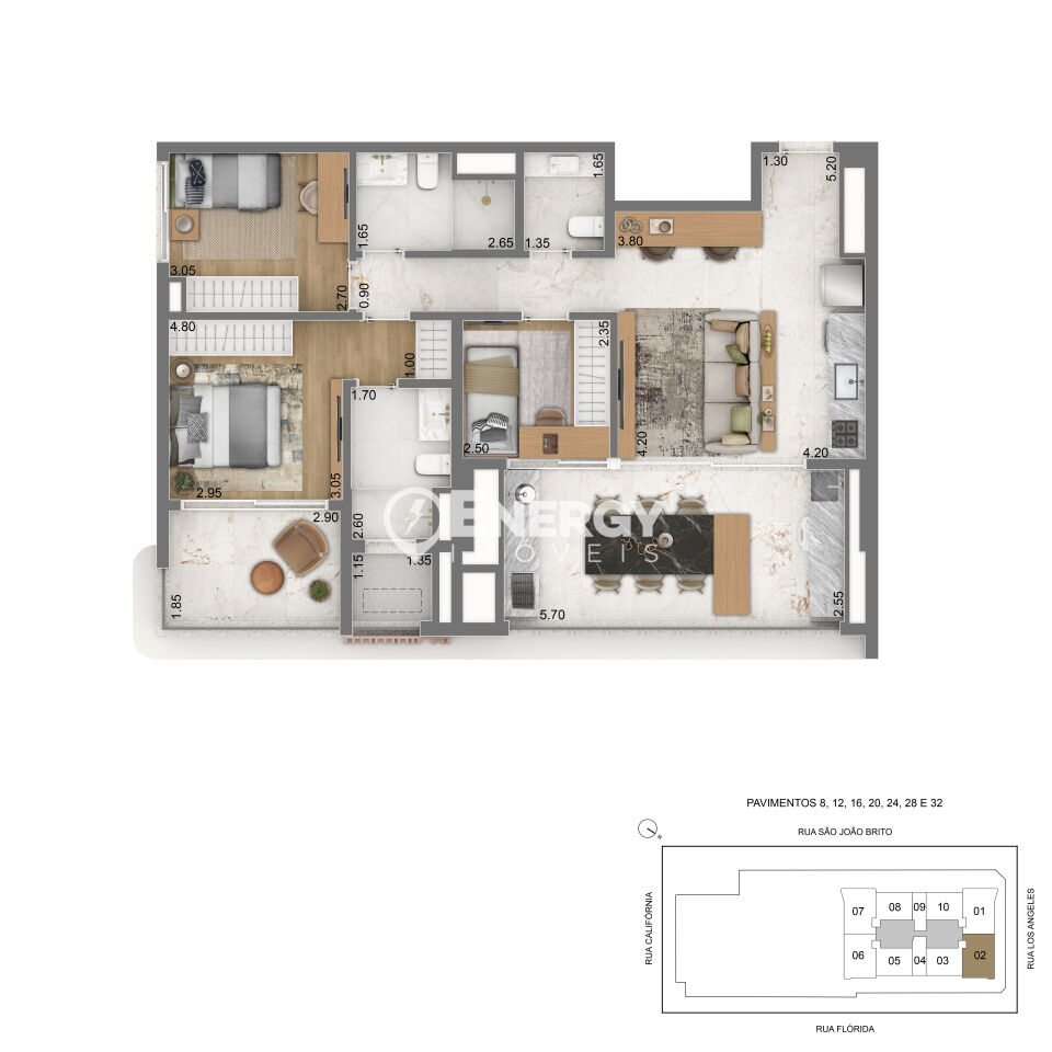 Apartamento para Venda - BROOKLIN
