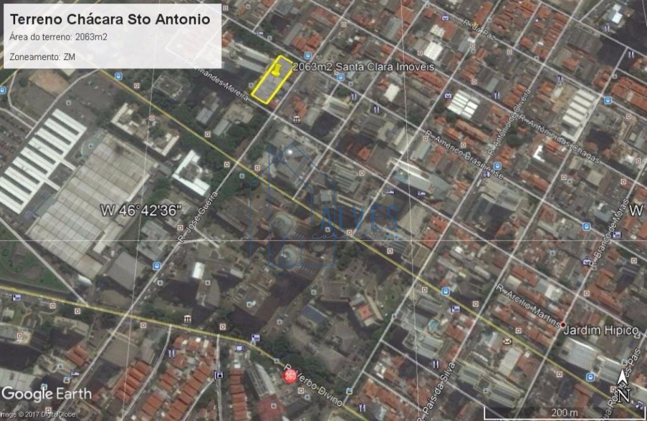 Terreno para Venda - Chácara Santo Antônio Zona Sul