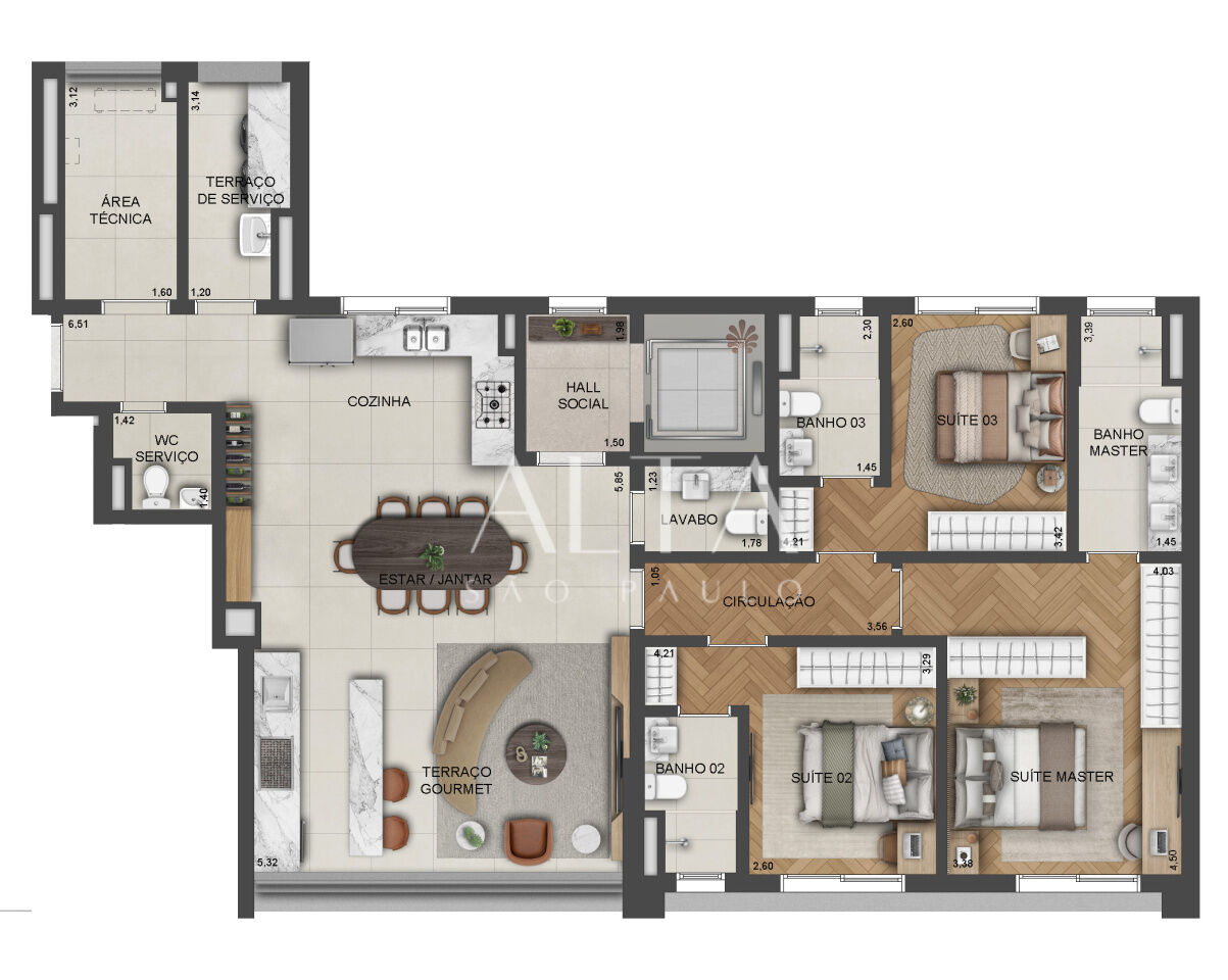 Apartamento para Venda - Paraíso