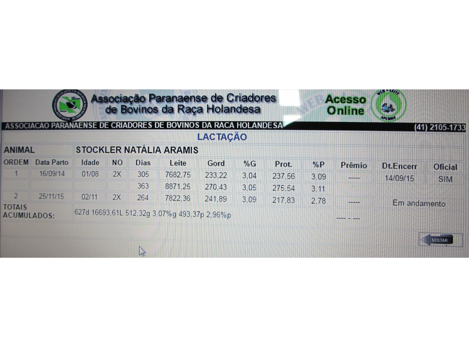 CONTROLE LEITEIRO OFICIAL