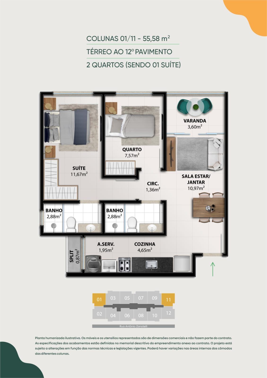 Apartamento à venda com 2 quartos, 55m² - Foto 56