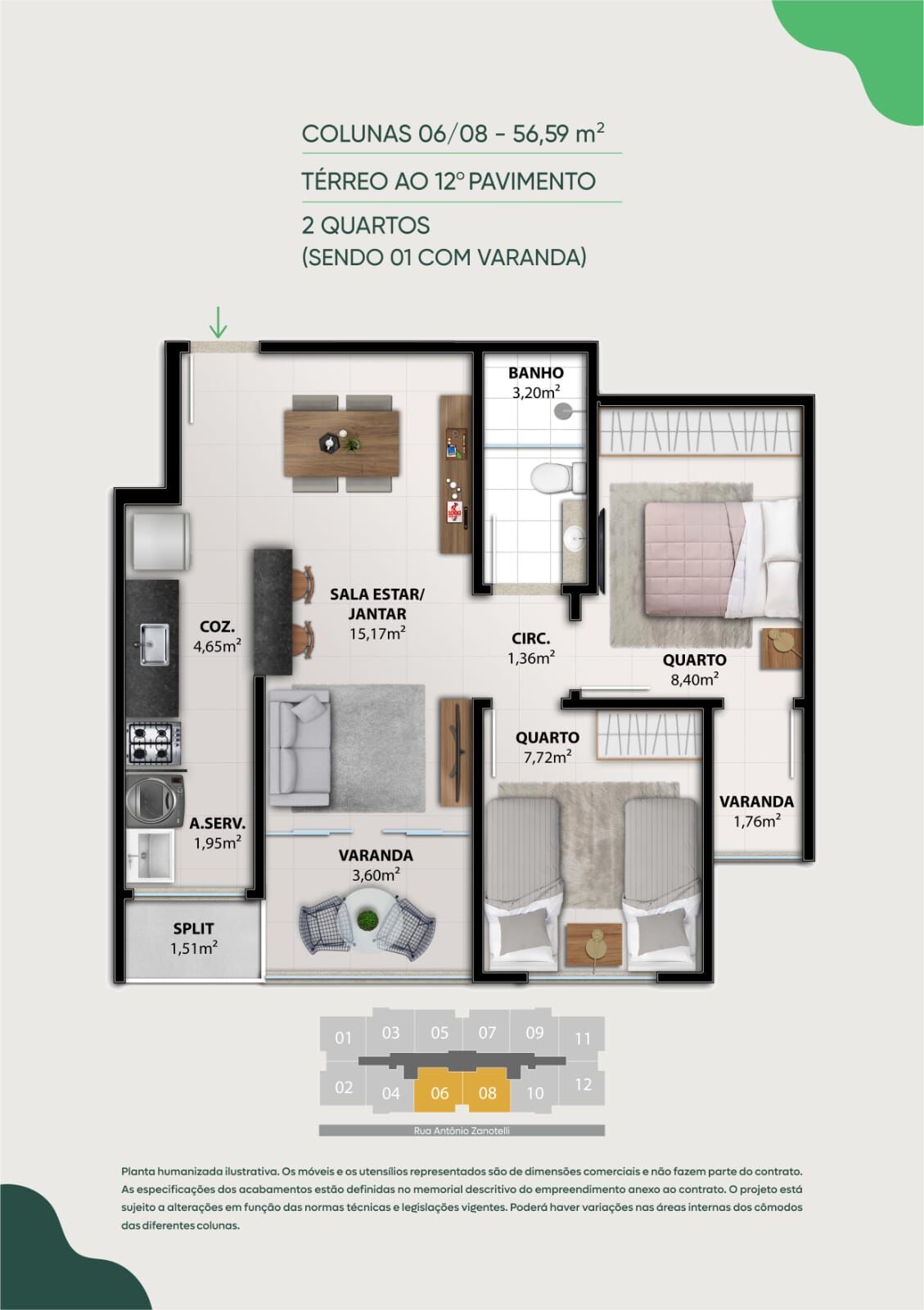 Apartamento à venda com 2 quartos, 55m² - Foto 51