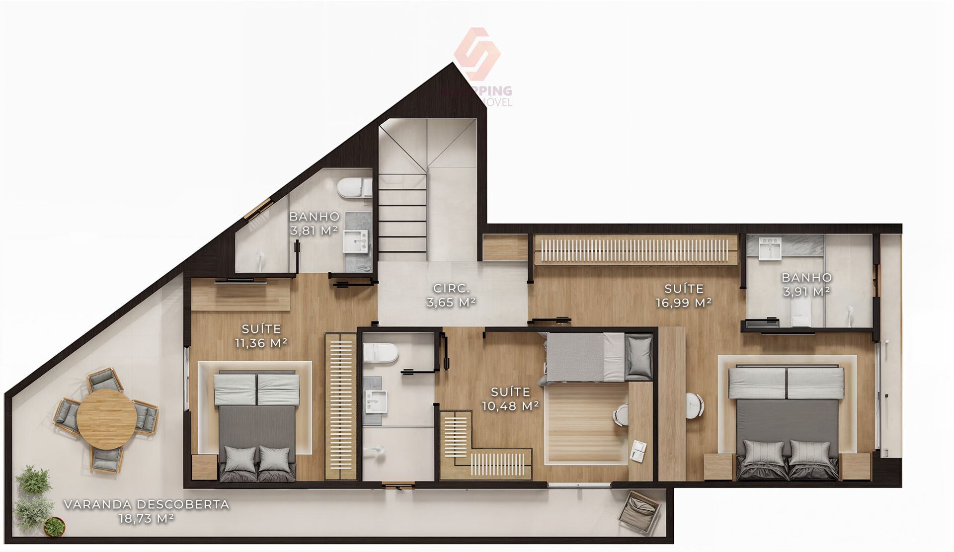 Casa, 3 quartos, 185 m² - Foto 21