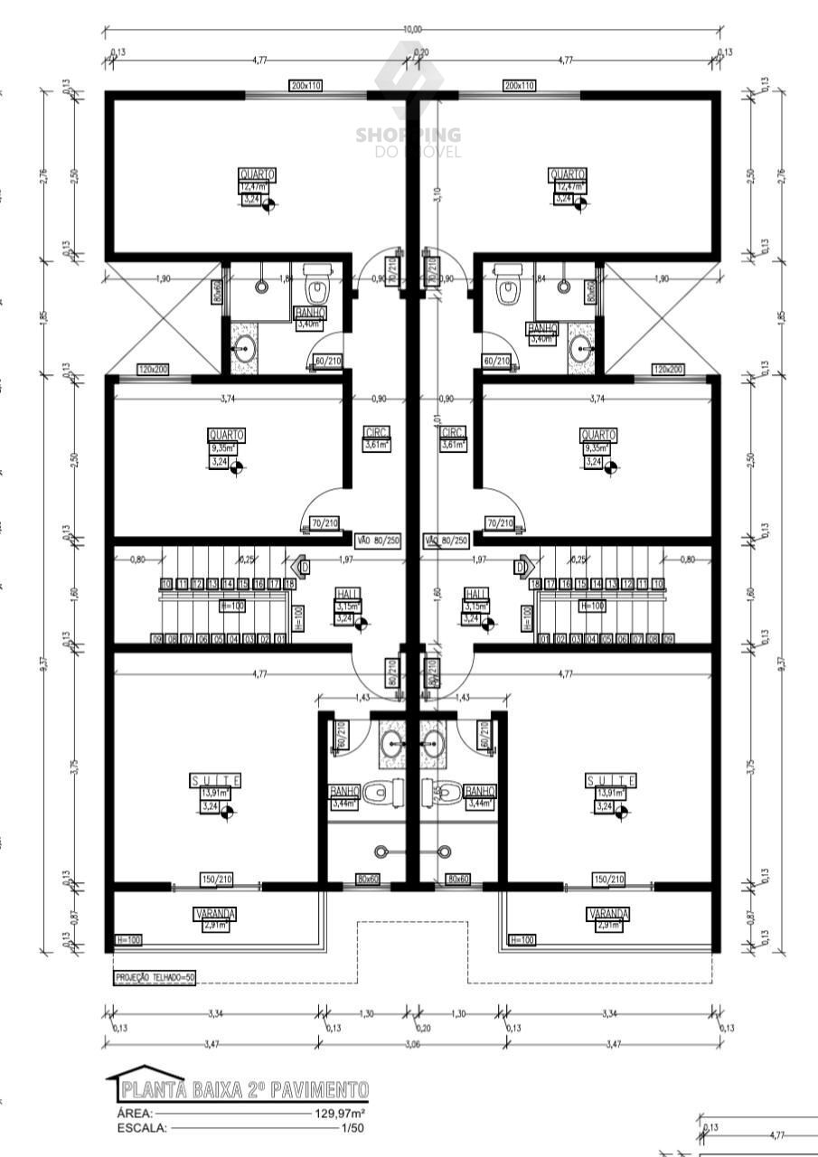Casa, 3 quartos, 122 m² - Foto 13