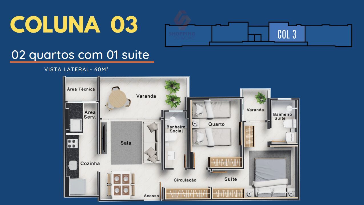 Apartamento, 2 quartos, 60 m² - Foto 18