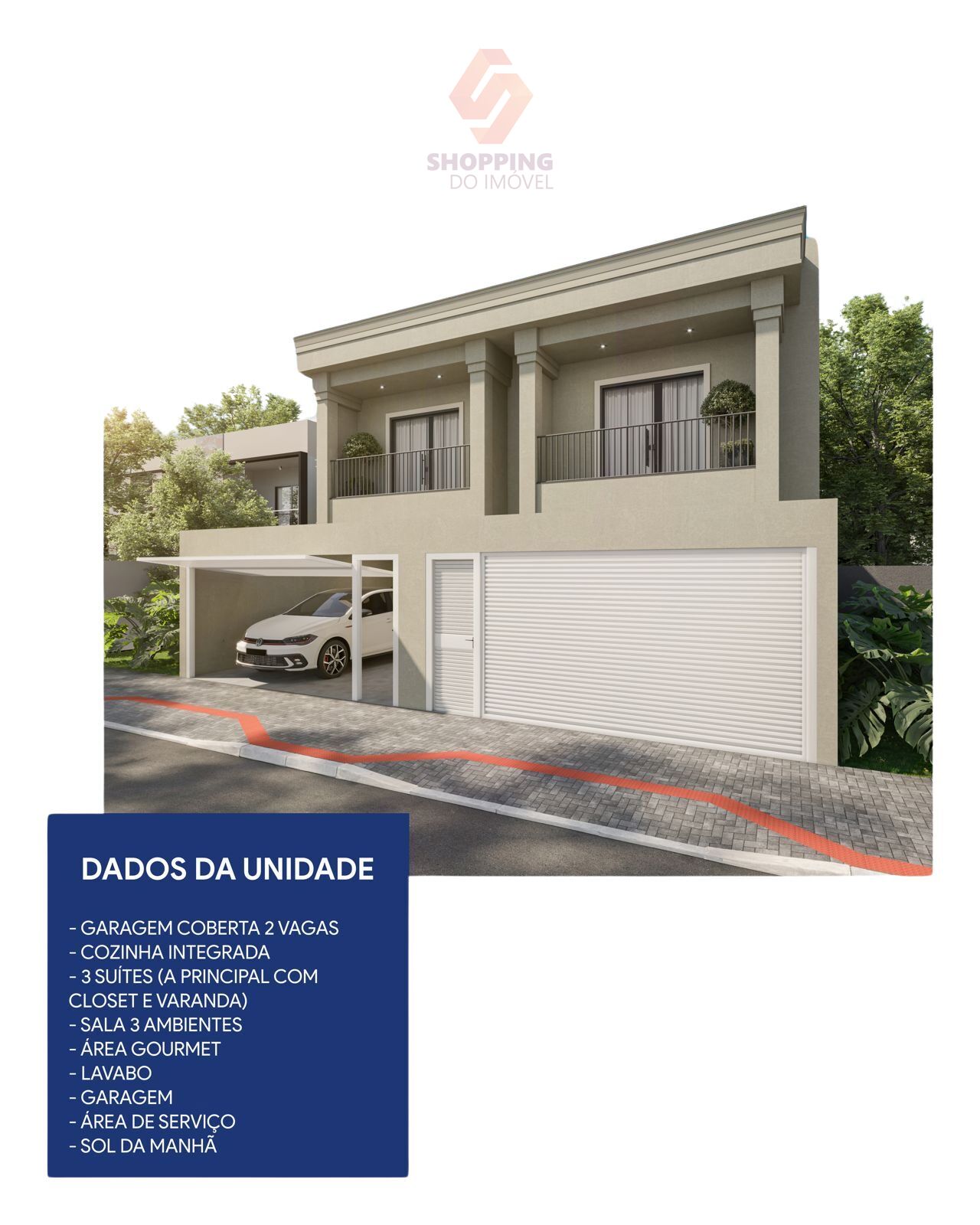 Casa à venda com 3 quartos, 129m² - Foto 1