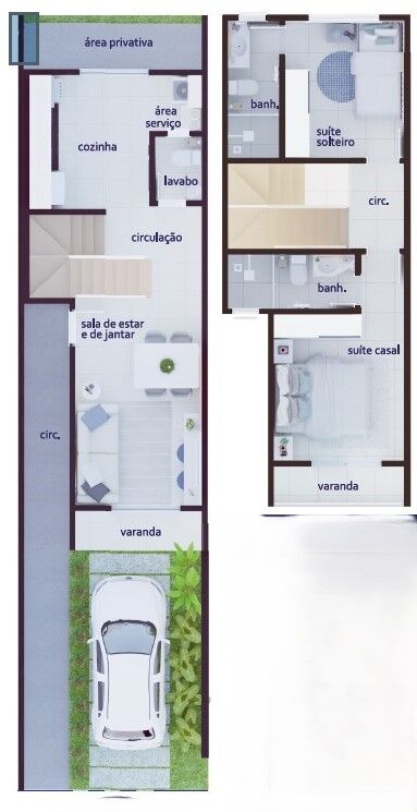 Casa à venda com 2 quartos, 73m² - Foto 3