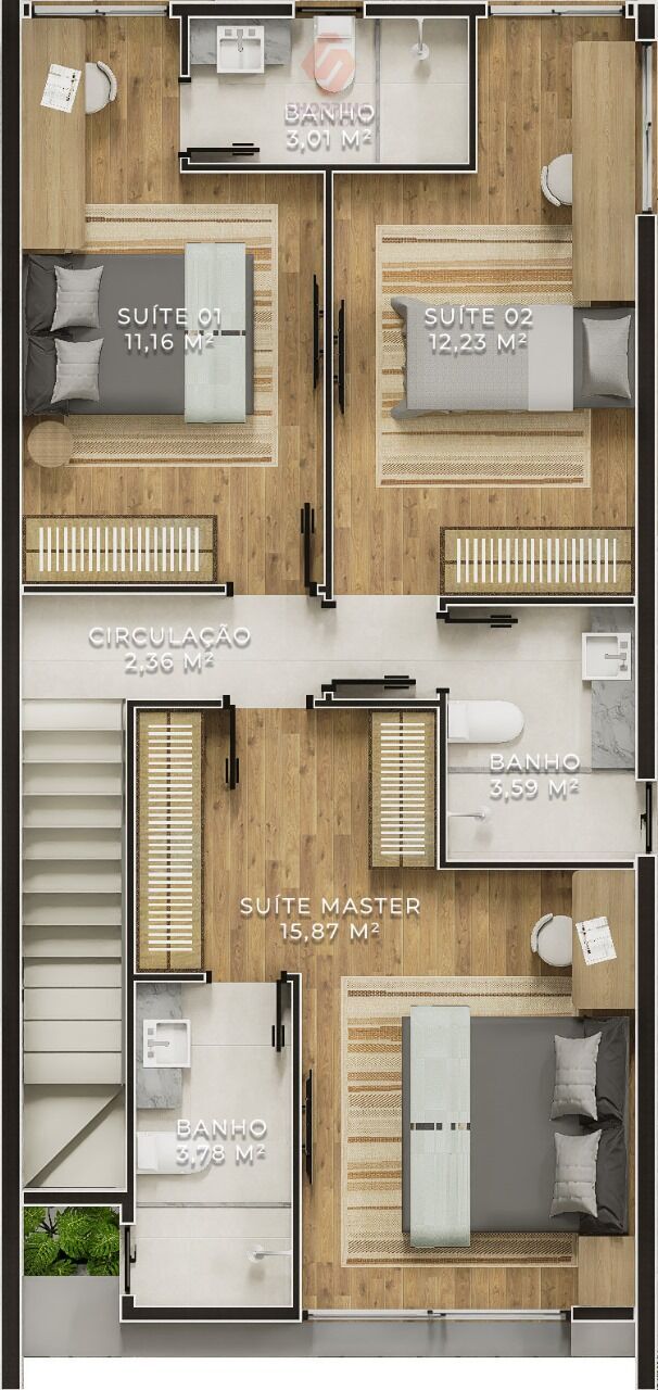 Casa, 3 quartos, 115 m² - Foto 16