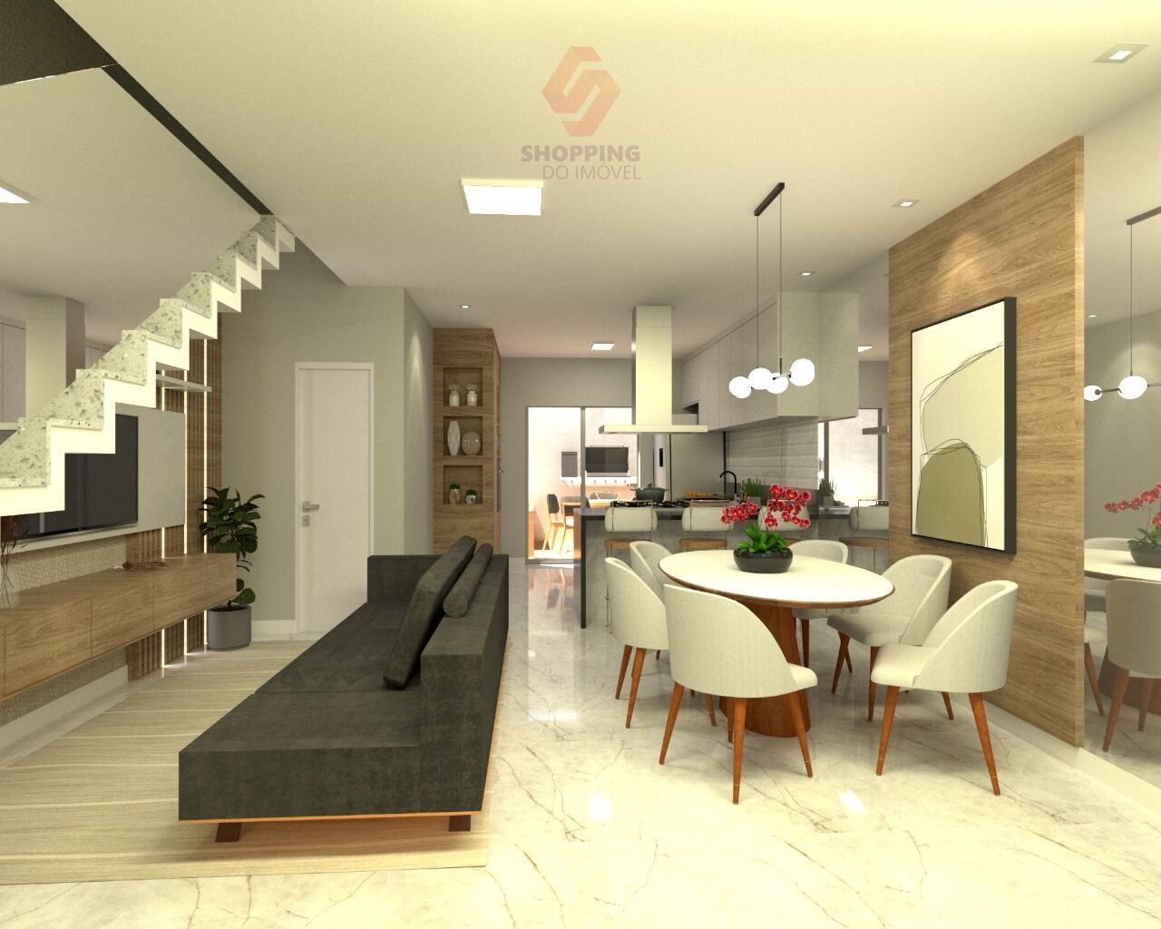 Casa à venda com 3 quartos, 123m² - Foto 2