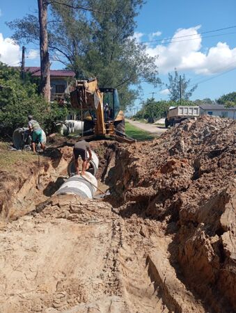 Obra importante para o bairro da via principal da janaina