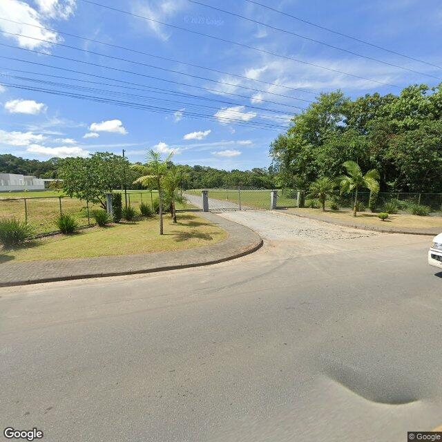 Imagem estática do "Street View" da localização