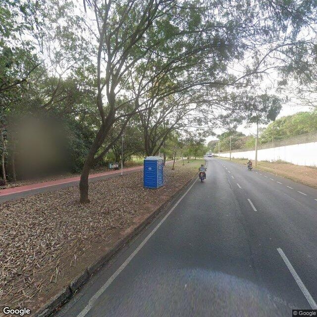 Imagem estática do "Street View" da localização