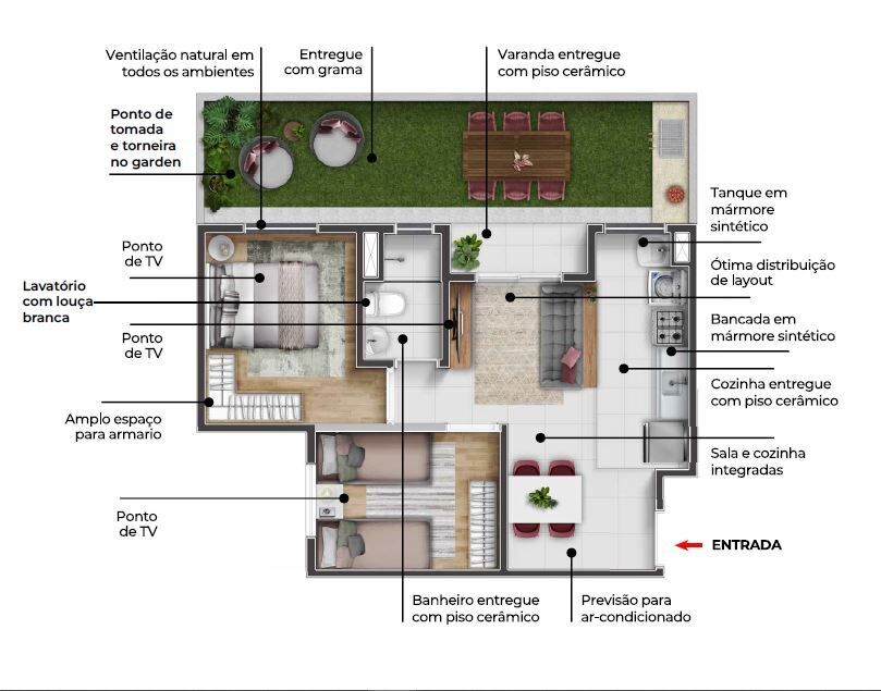 Apartamento, 2 quartos, 41 m² - Foto 29