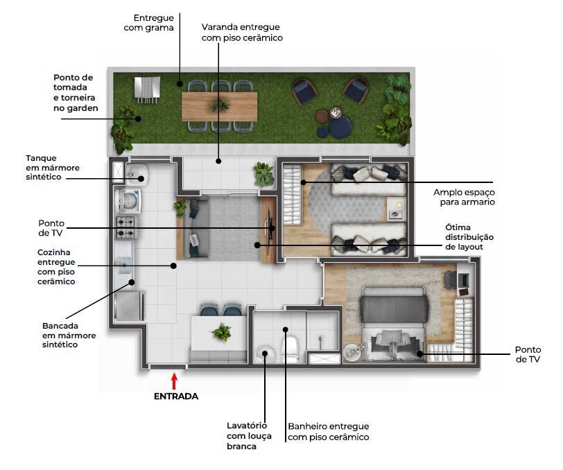 Apartamento, 2 quartos, 41 m² - Foto 27