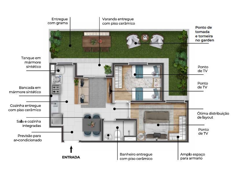 Apartamento, 2 quartos, 41 m² - Foto 28
