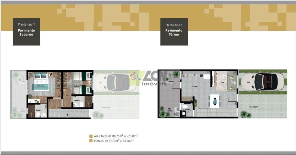 Sobrado, 2 quartos, 65 m² - Foto 20