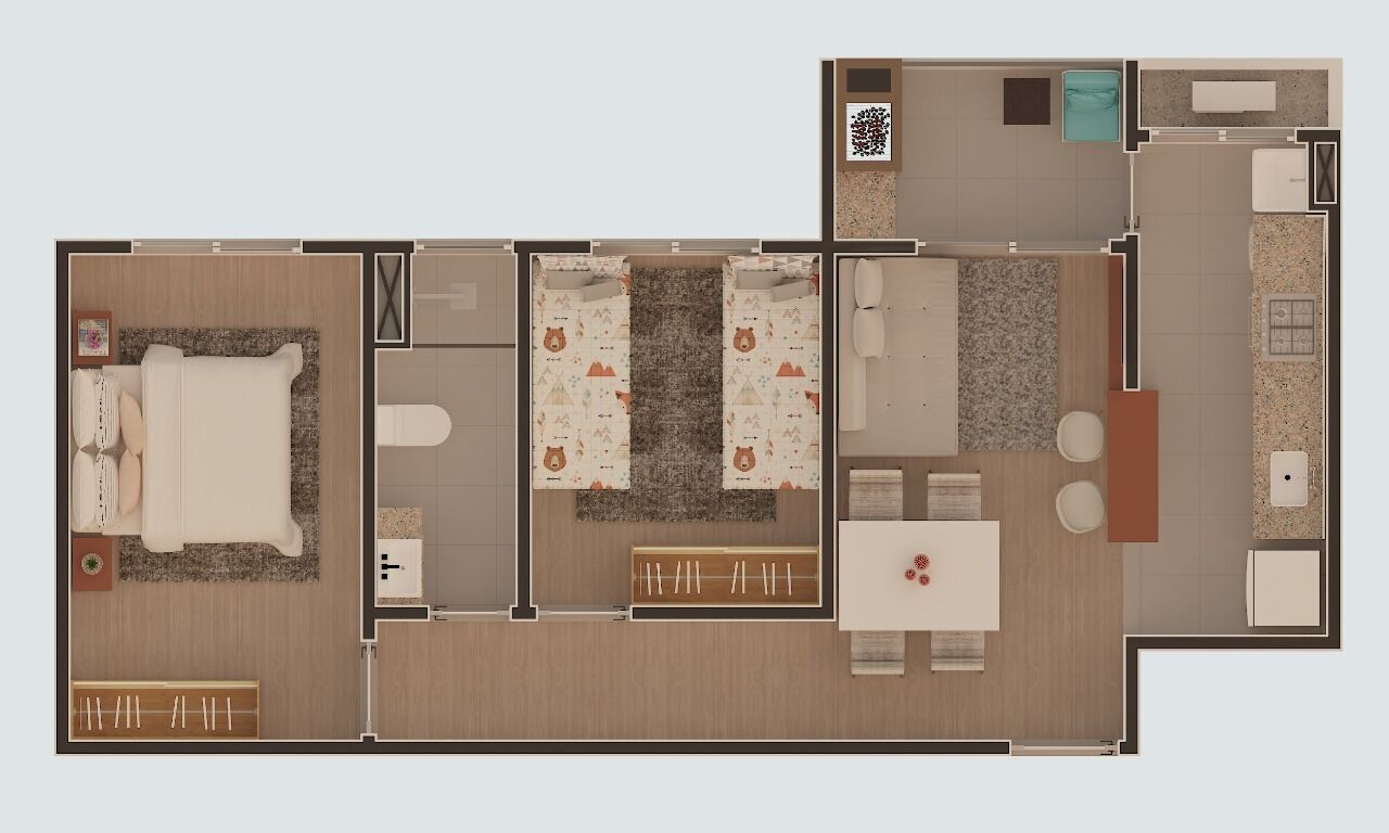 Apartamento, 2 quartos, 52 m² - Foto 40