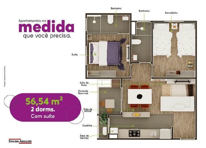Apartamento, 2 quartos, 53 m² - Foto 14