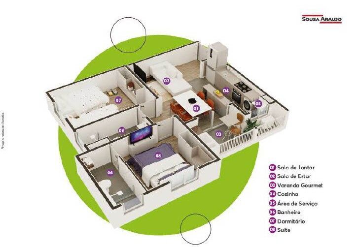 Apartamento, 2 quartos, 53 m² - Foto 15