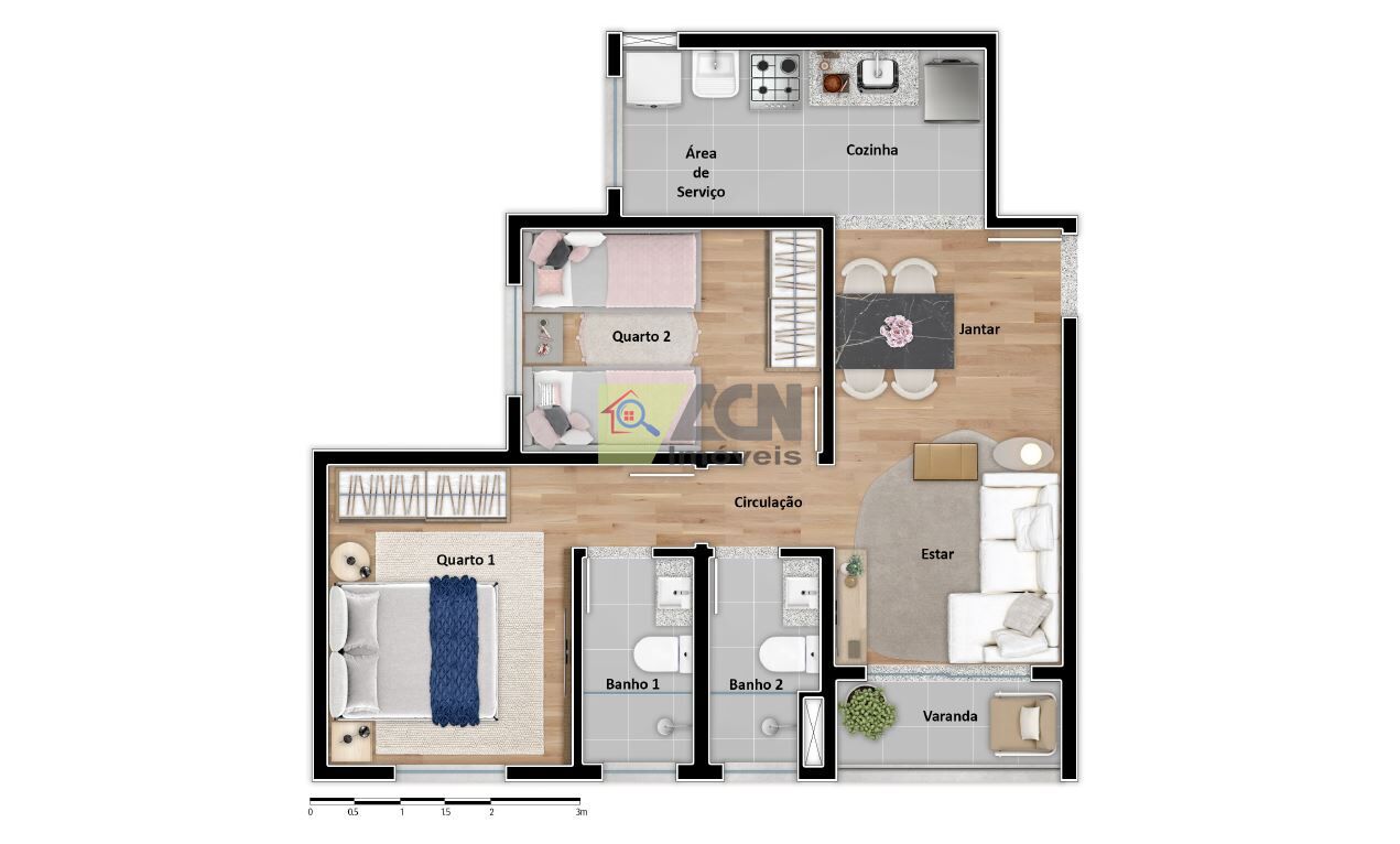 Apartamento, 2 quartos, 55 m² - Foto 18