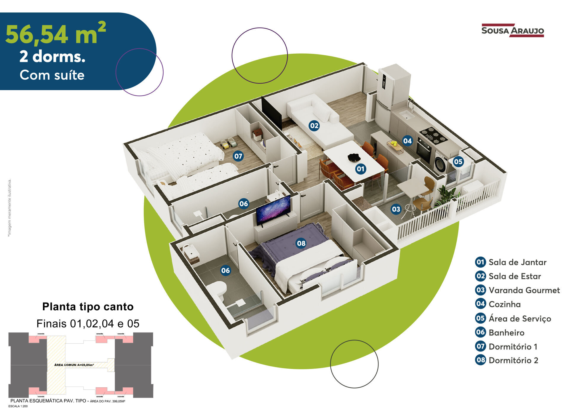 Apartamento, 2 quartos, 53 m² - Foto 27