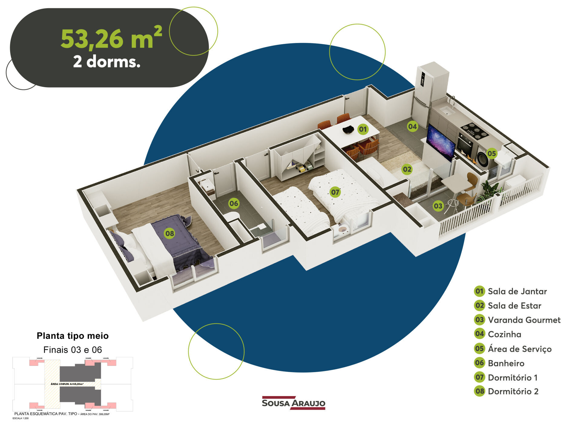 Apartamento, 2 quartos, 53 m² - Foto 28